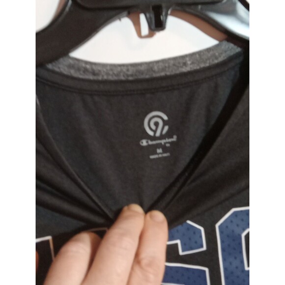 Champion USA Athletic Short Sleeve T-Shirt Sz Medium M Black - Picture 4 of 11